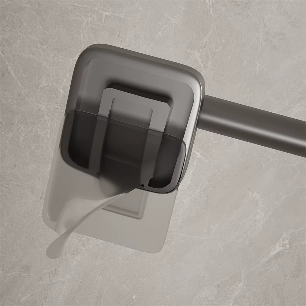 Wall Mounted Towel Rack Bathroom Storage Rack No Drilling Bathroom Horizontal Bar Towel Rack Kitchen Bathroom Accessories