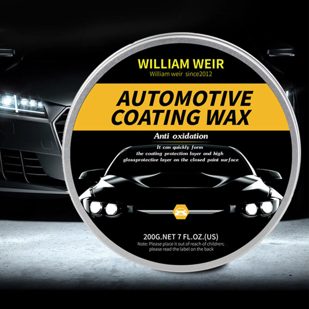 200G Car Wax Polish Kit Automotive Carnauba Wax Scratch Repair Accessories Automotive Care Plating Crystal Car Carnauba Wax