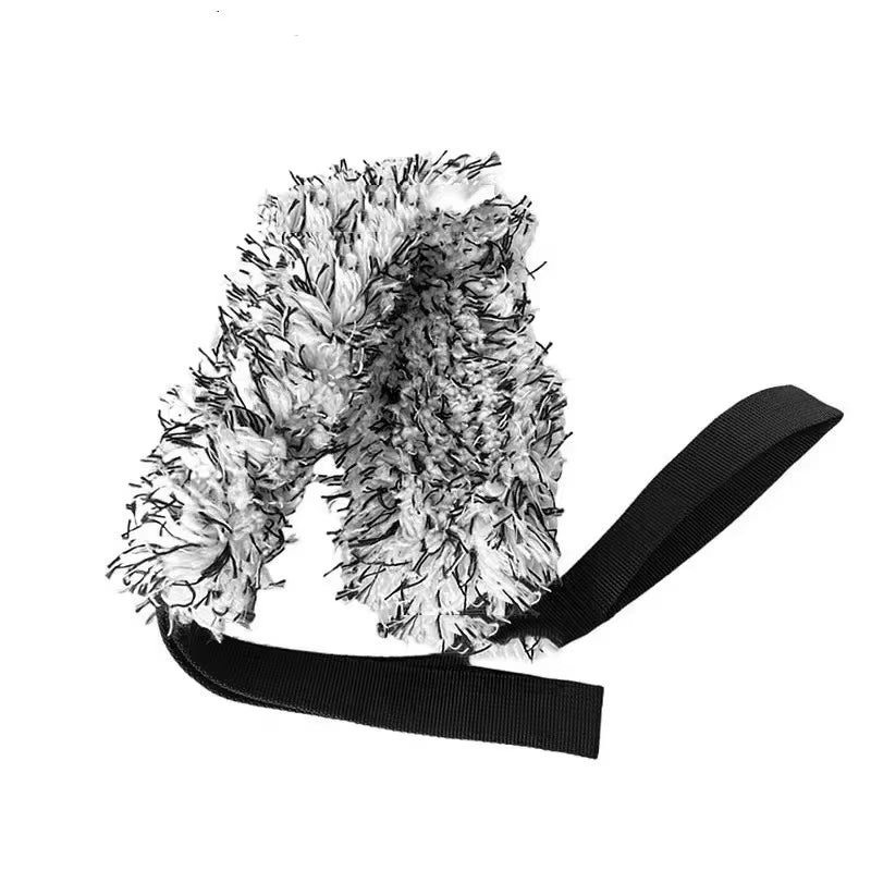 1PC Car Wheel Cleaning Towel Double Sided Microfibre Tension Tape Plush Detail Wheel Brush Cleaning and Maintenance Tools