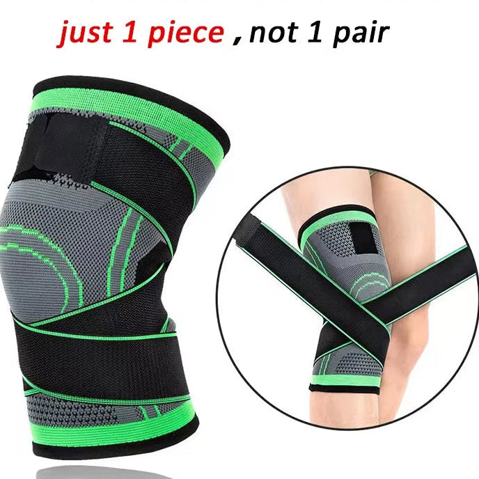 1PCS Adjustable Sports Knee Pad Knee Pain Relief Patella Stabilizer Brace Support for Hiking Soccer Basketball Running Sport
