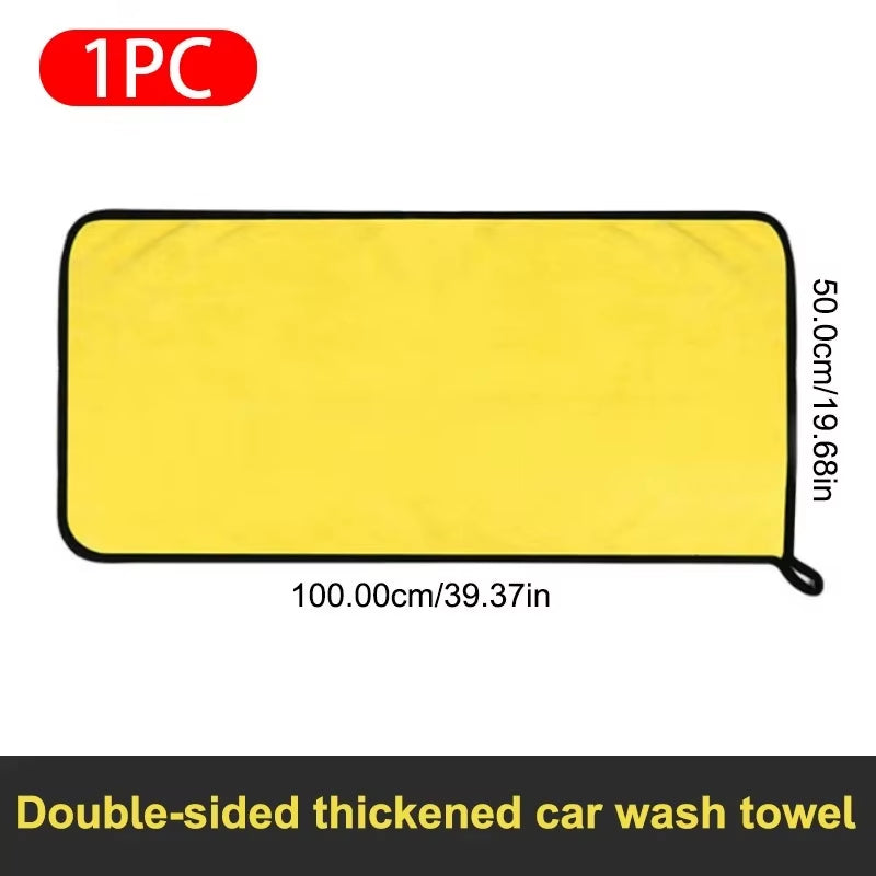 High-End Microfiber Towel Car Wash Towel Detailing Cleaning Cloth Car Wash Drying Towel Car Absorbent Cleaning Products