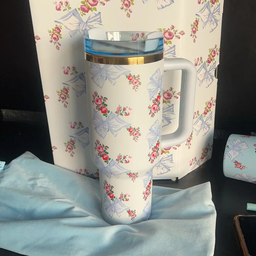 Thermoflasche 1,2L 304 Edelstahl Vakuum Isoliert Auto Reise Sport Kaltgetränk