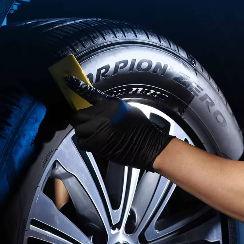 Car Tire Shine Coating  Tyre Gloss Plastic Rubber Wheel Restorer Agent Spray Polishing Brightener Auto Car Detailing
