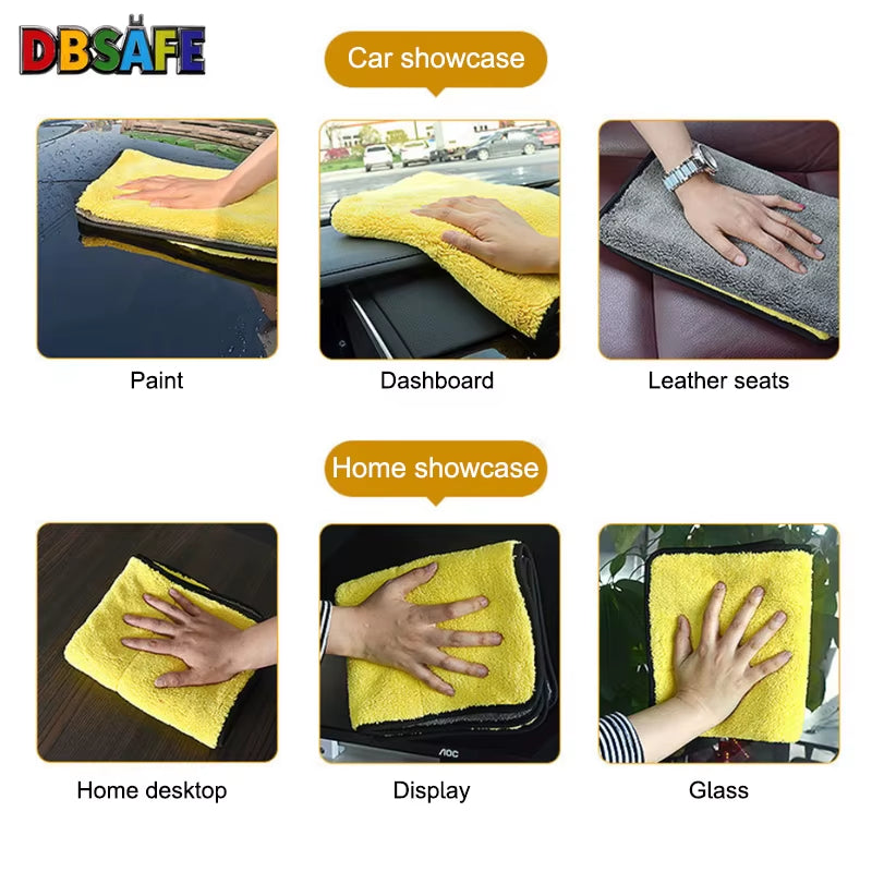 High-End Microfiber Towel Car Wash Towel Detailing Cleaning Cloth Car Wash Drying Towel Car Absorbent Cleaning Products