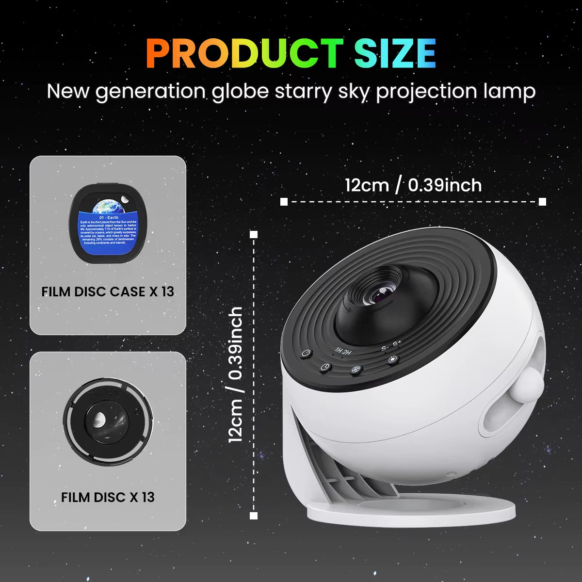 13 in 1 Star Projector, Planetarium Galaxy Projector for Bedroom, Aurora Projector, Night Light Projector for Kids Adults