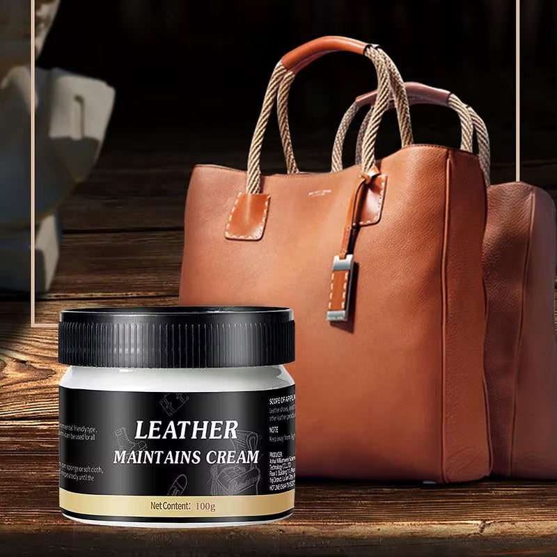 Leather Conditioning Oil Natural Leather Oil Maintain Polish Softener 80G Leather Care Portable Conditioning Oil for Leather
