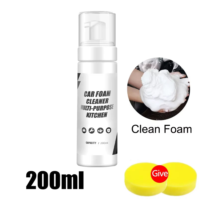 Multi-Purpose Foam Cleaner Rust Remover Cleaning Car House Seat Car Interior Accessories Home Kitchen Cleaning Foam Spray